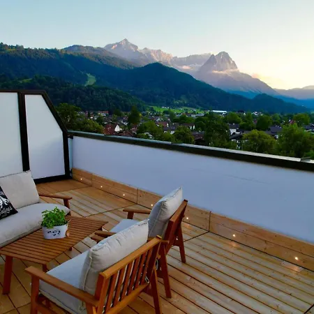 Dachterrasse Panorama-Glueck I Apartment Garmisch-Partenkirchen Exterior photo