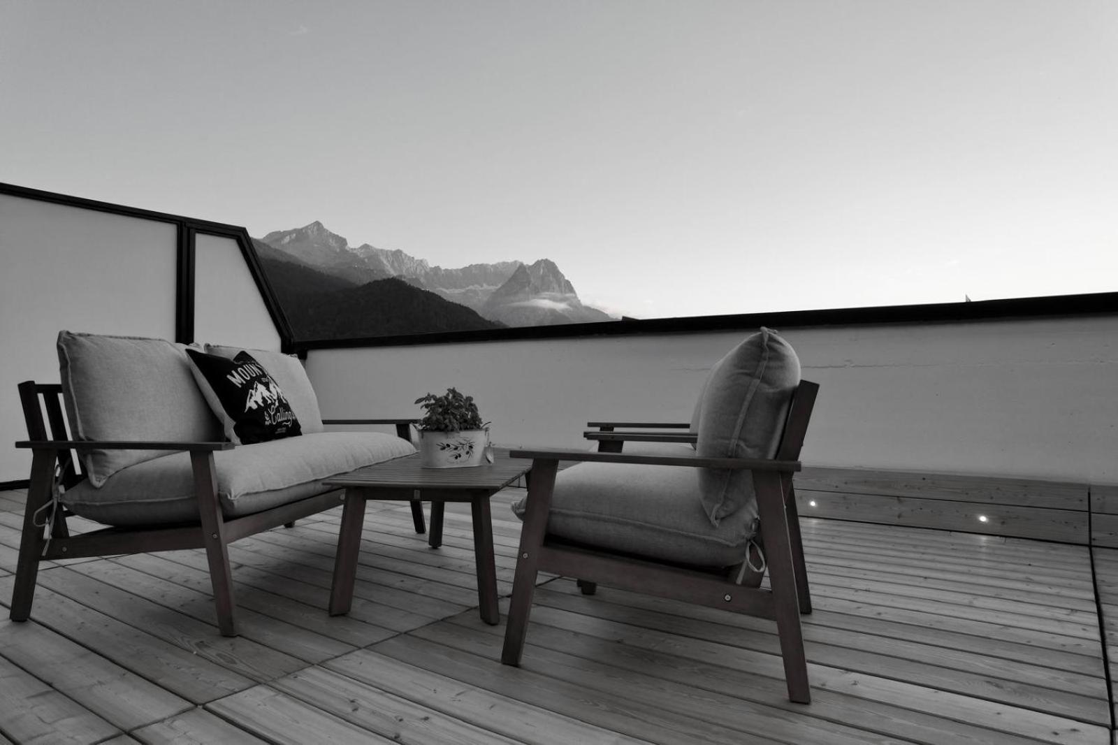 Dachterrasse Panorama-glueck I Apartment Garmisch-Partenkirchen
